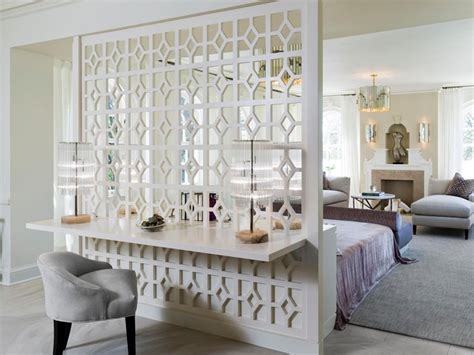 Dividers connect large 5.5 metal grommet ergs which are located at the top of the room divider for an easy hang. 10 Ways To Divide Space in Your Studio Apartment - crazyforus