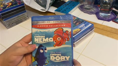 Finding Nemo Finding Dory Movie Collection Blu Ray Unboxing Youtube