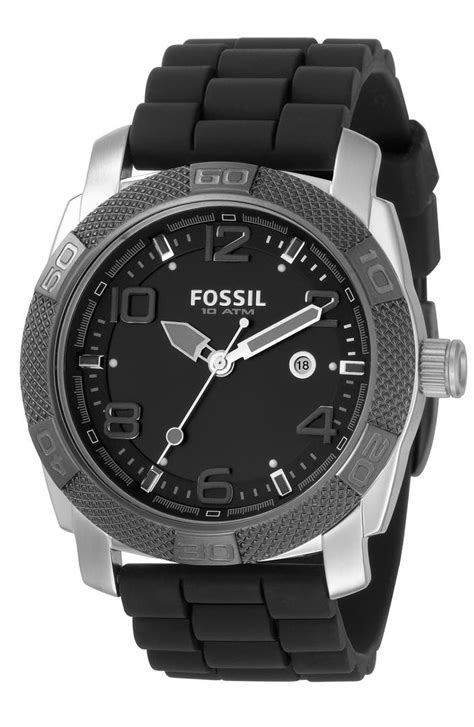 Fossil Silicone Strap Watch Nordstrom