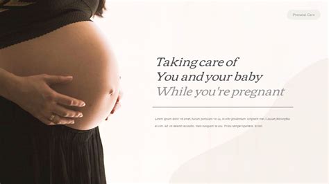 Prenatal Care Business Plan Ppt Templatesmedical