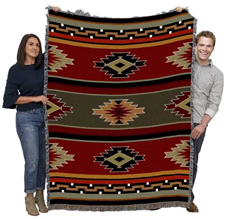 Kaibob Woven Southwest Tapestry Blanket Native American Etsy