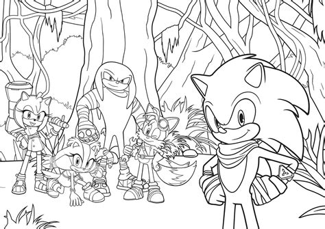 Sonic Boom Kleurplaten
