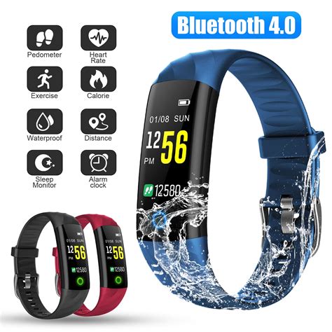 Fitness Tracker Hr Tsv Bluetooth Waterproof Activity Tracker With Step