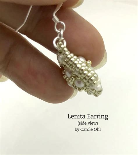 Lenita Bracelet And Earring Beadweaving Tutorial By Carole Ohl Etsy