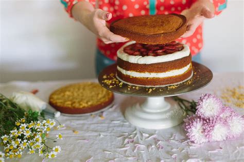 How To Make A Naked Cake By Cakewalk Bake Shop Layer Cake