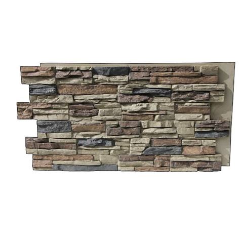 Tritan Bp Lightning Ridge 48 In X 24 In Class A Fire Rated Faux Stone