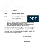 Surat ini biasa menjadi salah satu syarat lampiran untuk mengajukan pencairan dana asuransi jiwa atau hal lainnya. Contoh Surat Pernyataan Hilang Boarding Pass Ricko