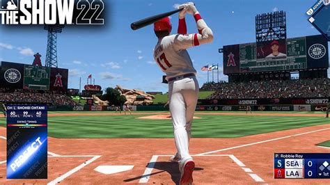 Mlb The Show 22 Shohei Ohtani Perfect Perfect Home Run Ps5 Gameplay