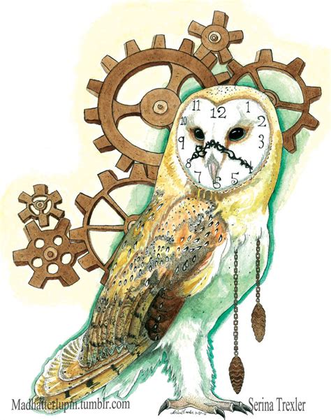 Clockwork Owl By Madhatterlupin On Deviantart
