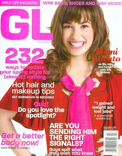 Celebrity News Demi Lovato Biography Gl Magazine Cover
