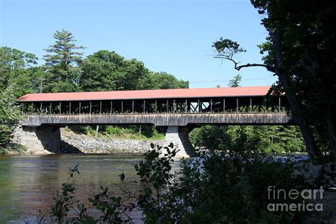 Covered Bridge Over Saco River Nh Photograph By Christiane Schulze Art