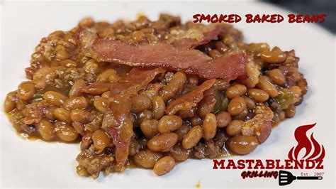 How To Make Easy Smoked Bbq Baked Beans Bacon Hambuger Pellet Smoker Diy Homemade