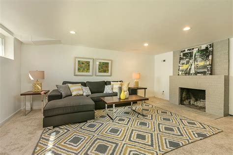 Check spelling or type a new query. Contemporary Basement with Carpet | Basement design ...