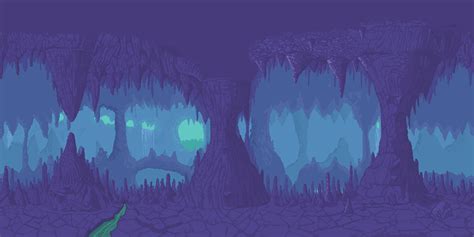 Pixel Cave Background Posted By Ethan Walker Pixel Art Landscape