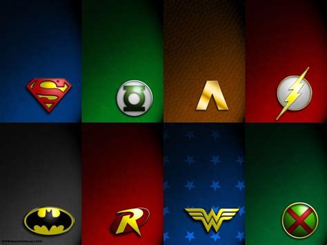 Superhero Logos Wallpapers Wallpaper Cave