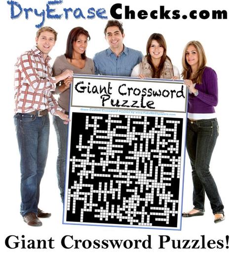 Your crossword will include as many of your words as we can place, depending on the letters in the words and length of the. Custom Giant Crossword Puzzles Personalized Just for You ...