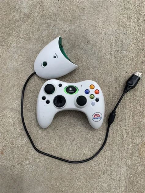 Logitech Ea Sports Cordless Precision Controller Original Xbox White