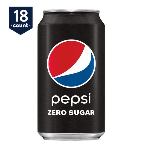 Pepsi Zero Sugar 12 Oz Cans 18 Count