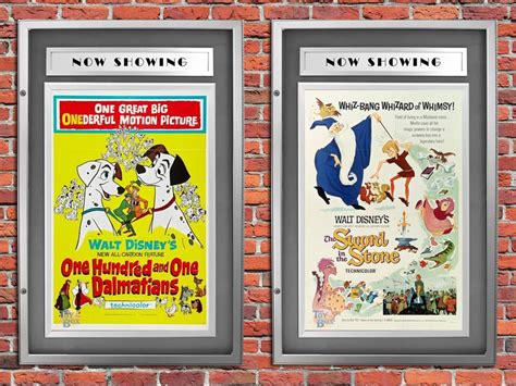 The Toy Box Disney Animated Classic Movie Posters Disney