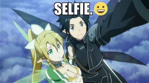 Selfie With Sugu Sword Art Online Funny Sword Art Online Sword Art