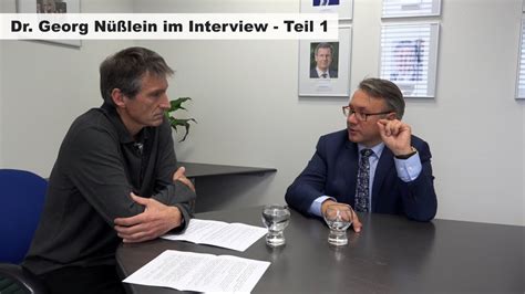 Dieser schritt war unausweichlich, auch um weiteren schaden. Auf ein Wort - Dr. Georg Nüsslein - unser ...