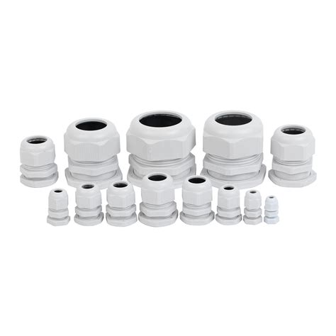 Cable Gland Kit Pcs Nylon Waterproof Adjustable Mm Cable Glands Joints White China