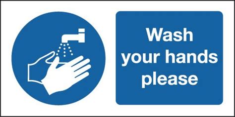 Wash Your Hands Please Signs Seton Uk