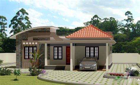 Beautiful Low Cost 3 Bedroom Home Plan In 1309 Sqft Free Kerala Home