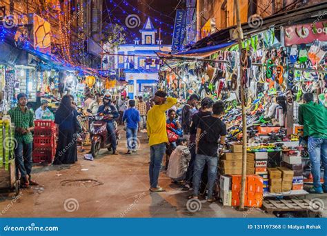 Kolkata India October 30 2016 Night View Of New Market In The
