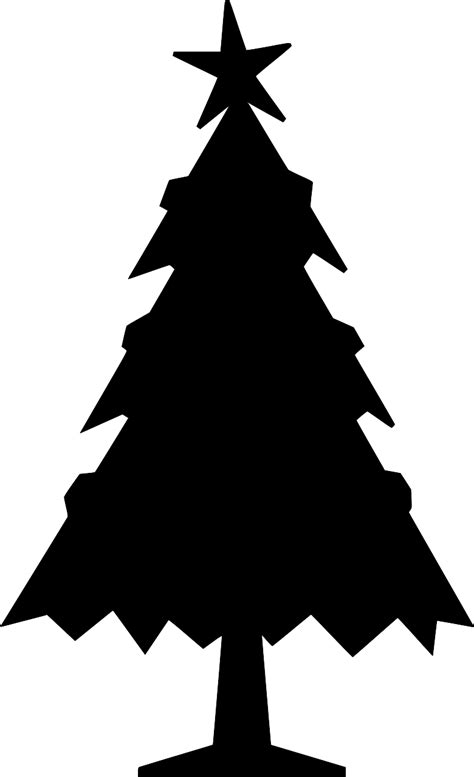 SVG árbol de Navidad Imagen e icono gratis de SVG SVG Silh