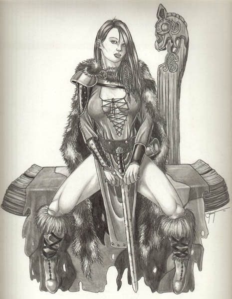 Vikingwoman Deviantart Female Warrior Art Warrior Woman Fantasy