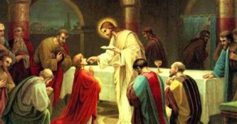 The Institution Of The Eucharist Jesus My Lord And My God