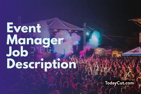 Account executives work in a sales role, helping to maintain or extend existing accounts (customers) and develop new accounts. Event Manager Job Description Sample Salary Duties ...