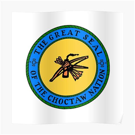 The Great Seal Of The Choctaw Nation Poster For Sale By