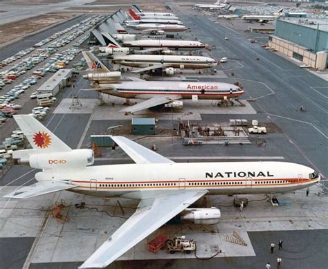National Airlines Mcdonnell Douglas Dc 10 10 N66na Shirley On The