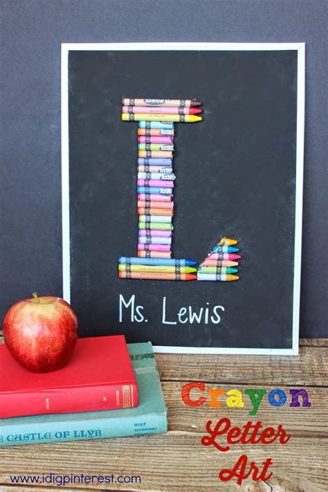 Take a short survey and get a $100 gift card! Chalkboard Crayon Letter Art Teacher Gift & $50 Dollar ...