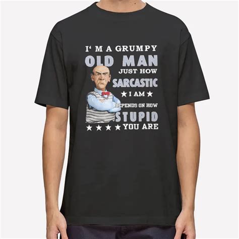 Jeff Dunham Walter Im A Grumpy Old Man Puppet Shirt Hole Shirts