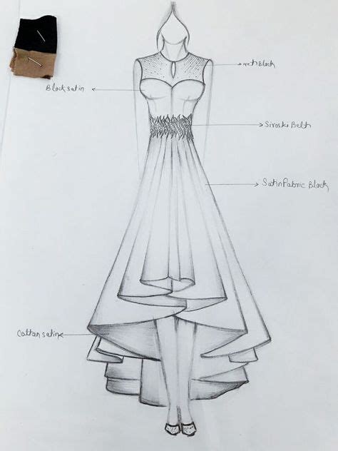 53 Ideas De Dibujo De Diseño De Vestido Dibujo De Diseño De Vestido