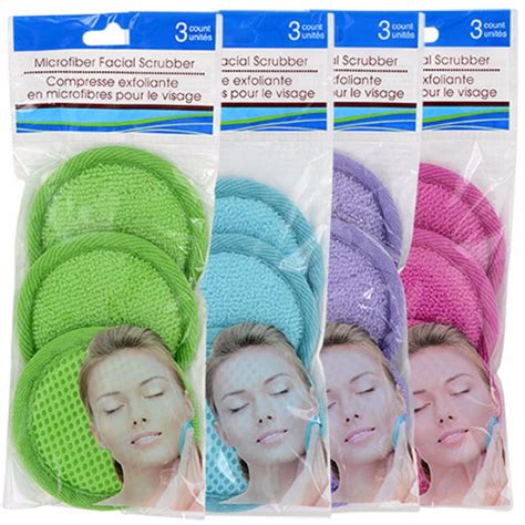 Microfiber Facial Scrubbers 12 Pads April Bath And Shower Greenbrier