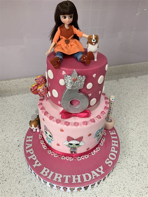 A Lol Doll Cake For A Cute 6 Year Old On Her Birthday Lol Doll Cake