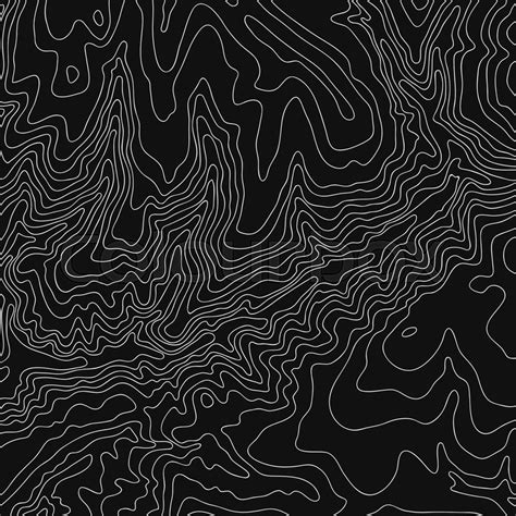 Topographic Maps Black And White