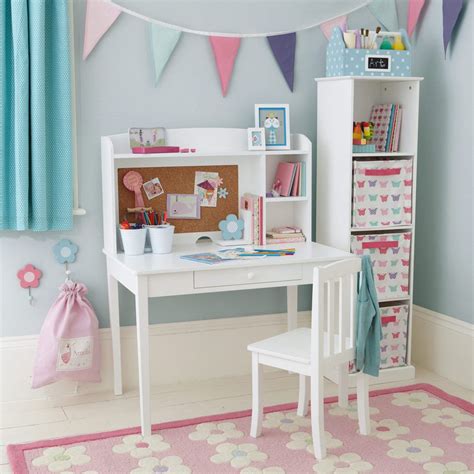 I finally took pictures of my girls' bedrooms! Junior Whittington Desk | Girls bedroom furniture, Desk ...