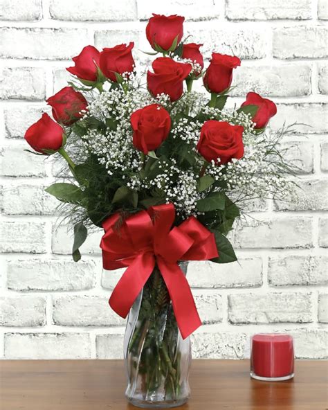 Classic Red Rose Dozen Fg103r In Bensalem Pa Flower Girl Florist