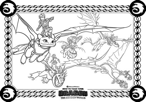 32 Free How To Train Your Dragon Coloring Pages Printable