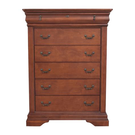 69 Off Broyhill Furniture Broyhill Natural Wood Five Drawer Tall