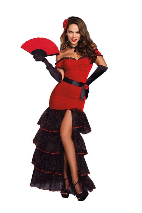 flamenco women s costume by dreamgirl foxy lingerie