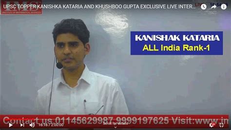 Upsc Topper Kanishka Kataria And Khushboo Gupta Exclusive Live