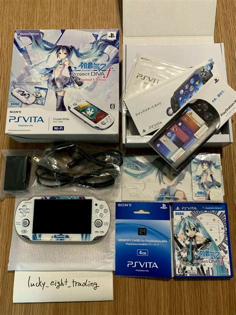 Ps Vita Hatsune Miku Limited Edition Pchj 10002 Console Charger Box