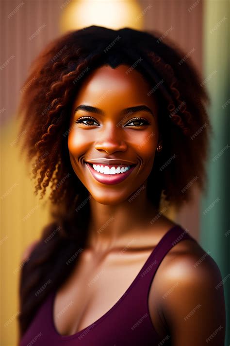 Premium Ai Image African Black Woman Model Ai Generate