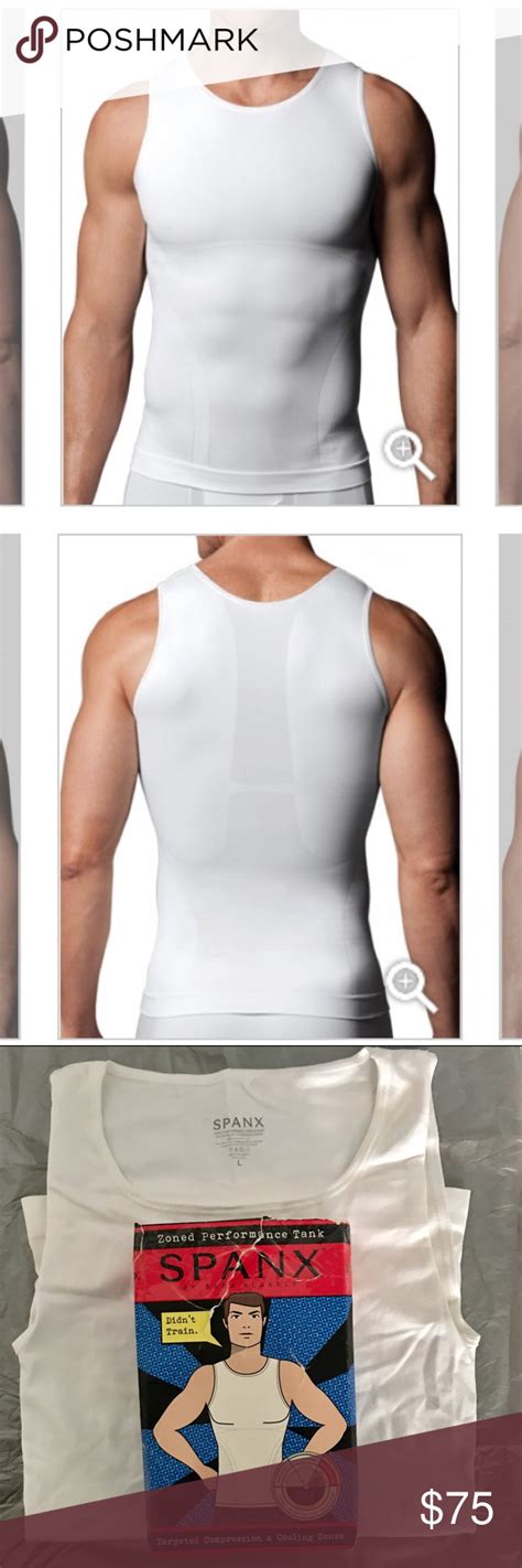 Spanx Men Zoned Performance Tank Compression Nwt Spanx Clothes